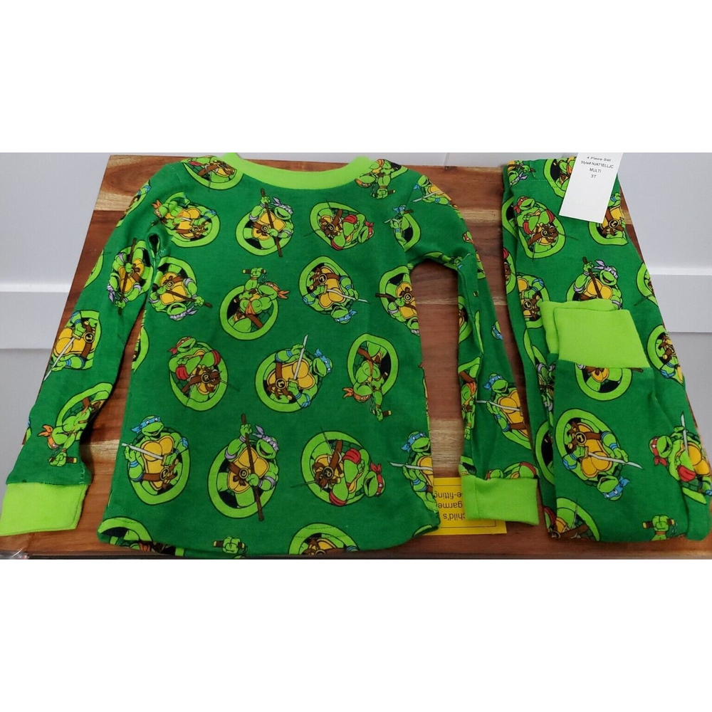 Teenage Mutant Ninja Turtles 3T toddler Team Turtles Sleep Pajama Set